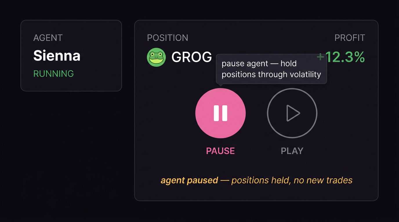 pause and resume agent controls